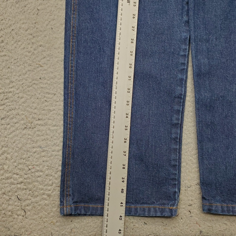 Perry Ellis America Carpenter Jeans Mens 33x32 Blue Denim Medium Wash Straight - Picture 3 of 10